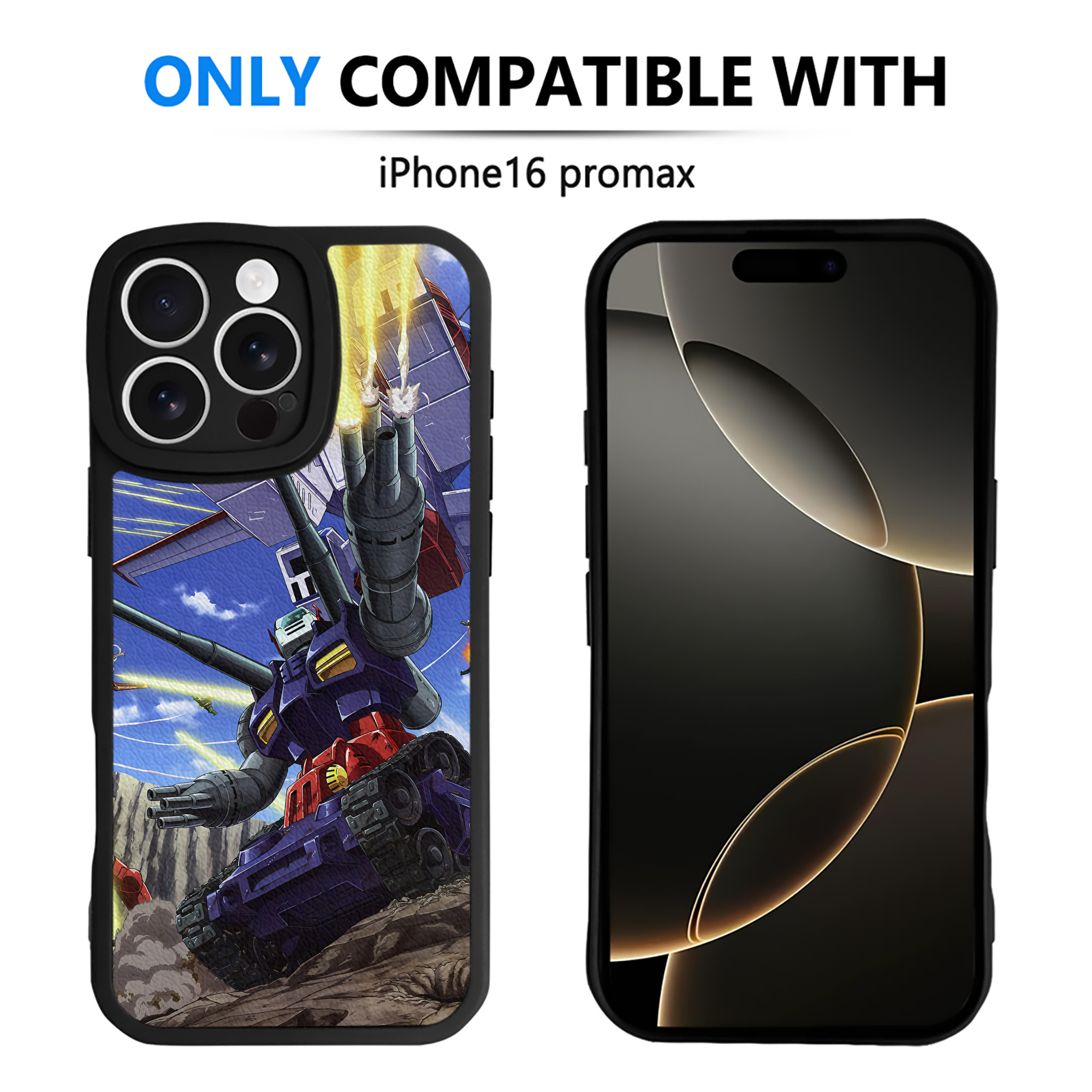 （画像用） 機動戦士ガンダム Mobile Suit Gundam 【iPhone 16シリーズ対応】シリコンスマホケース（レザー調） 材質：シリコン